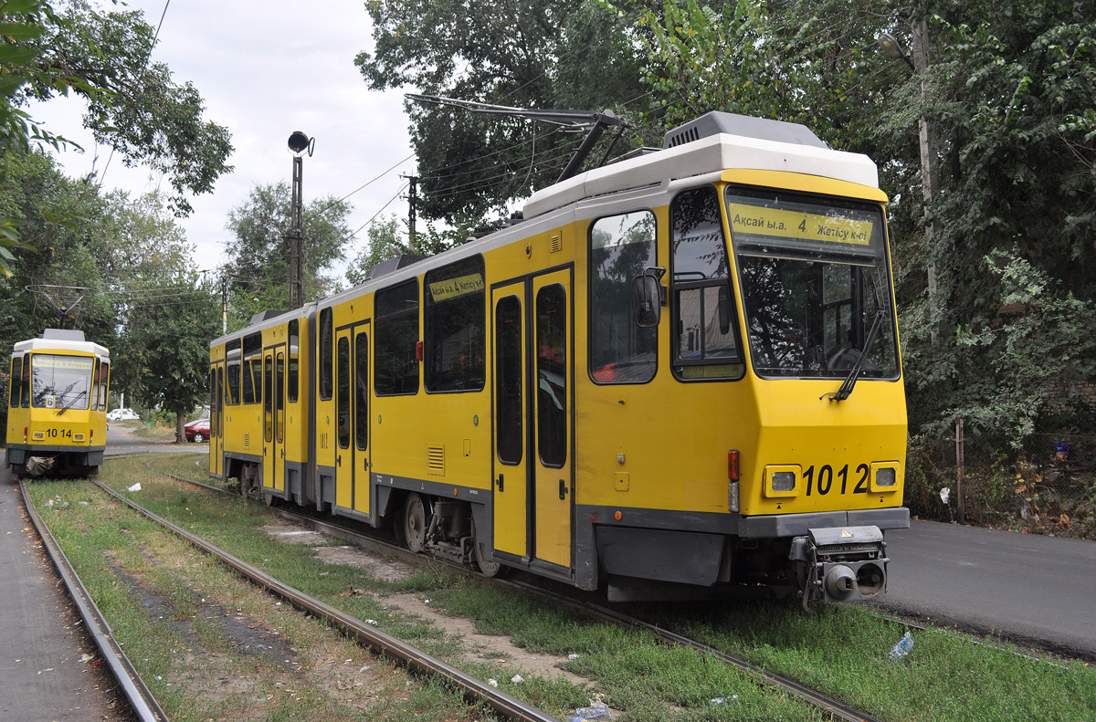Алматы, Tatra KT4DtM № 1012