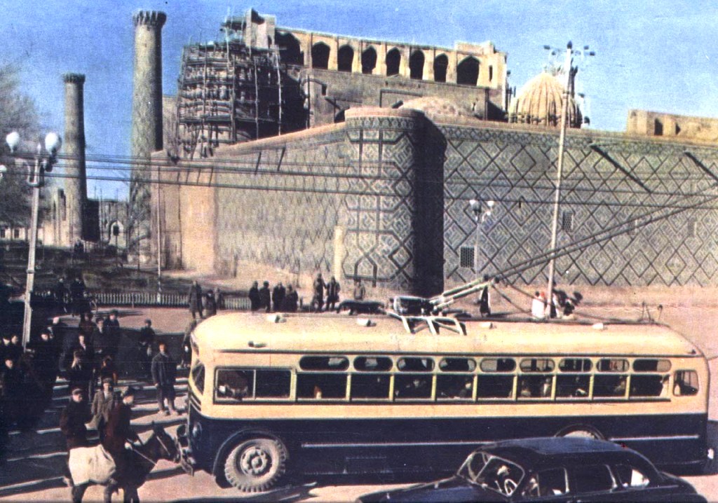 Самарканд — Старые фотографии — троллейбус
