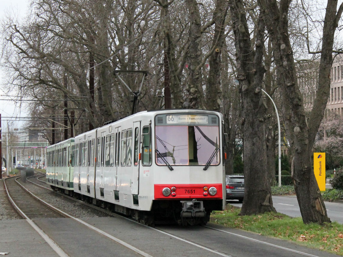 Бонн, Duewag B100S № 7651