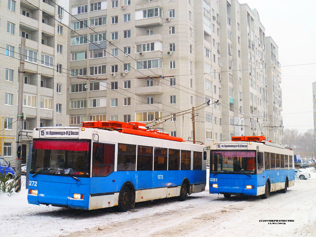 Saratov, Trolza-5275.05 “Optima” č. 1272; Saratov, Trolza-5275.05 “Optima” č. 1281