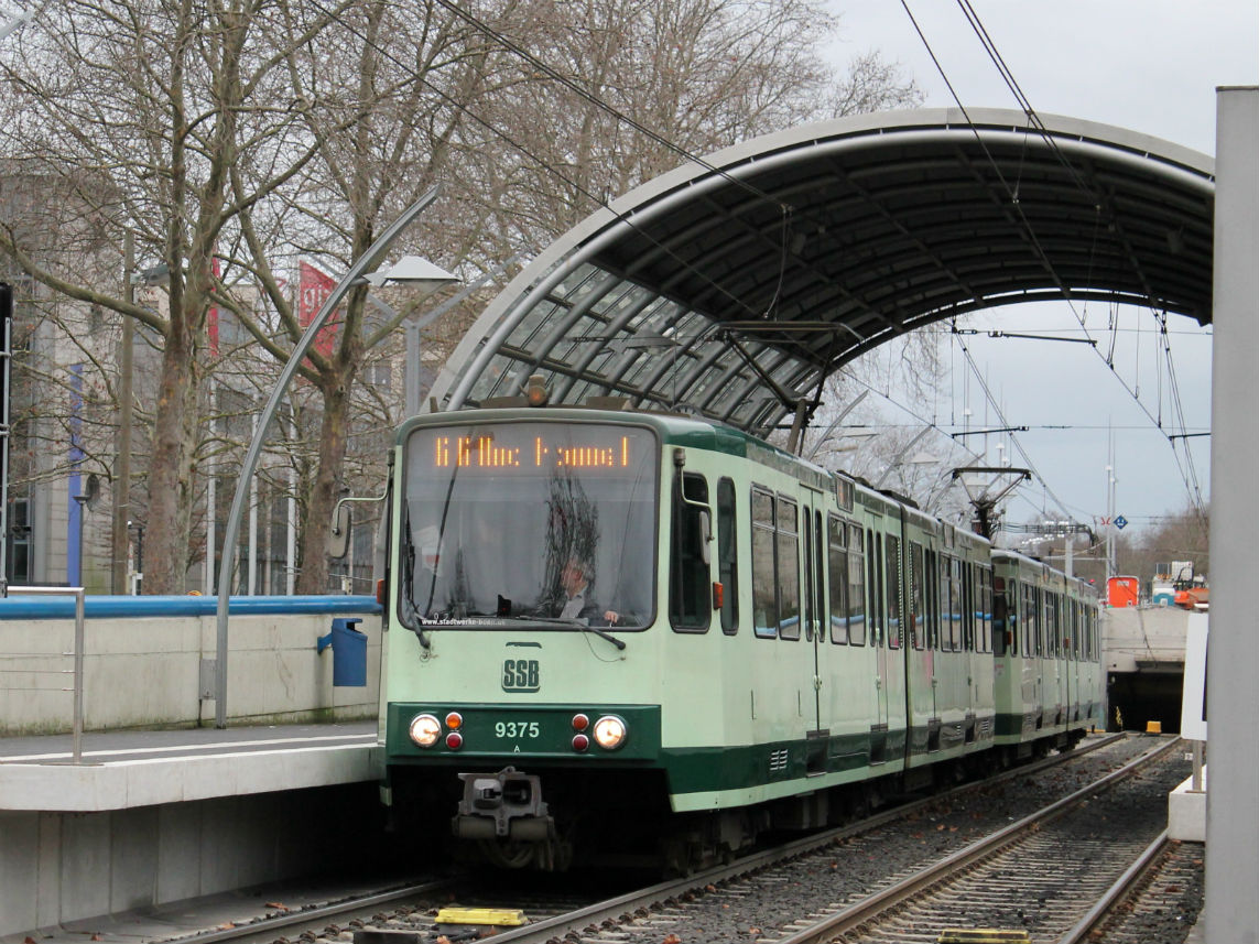 Bonn, Duewag B100C Nr. 9375