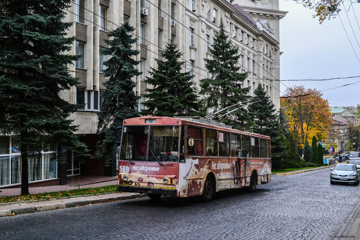 Львов, Škoda 14Tr89/6 № 569