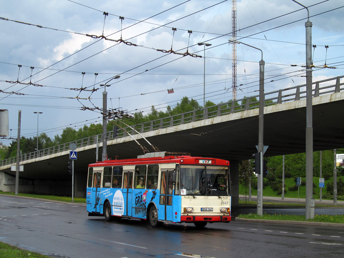 Vilnius, Škoda 14Tr13/6 # 2647 Vilnius, Škoda 14Tr13/6 # 2647