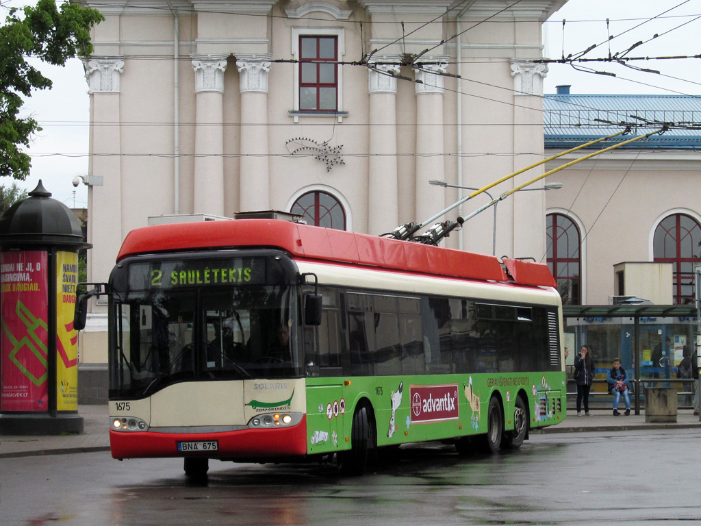 Вильнюс, Solaris Trollino II 15 AC № 1675