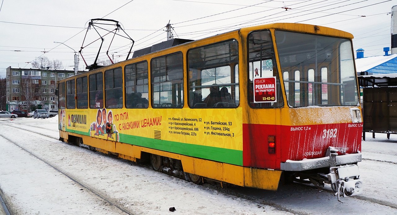 Барнаул, Tatra T6B5SU № 3182