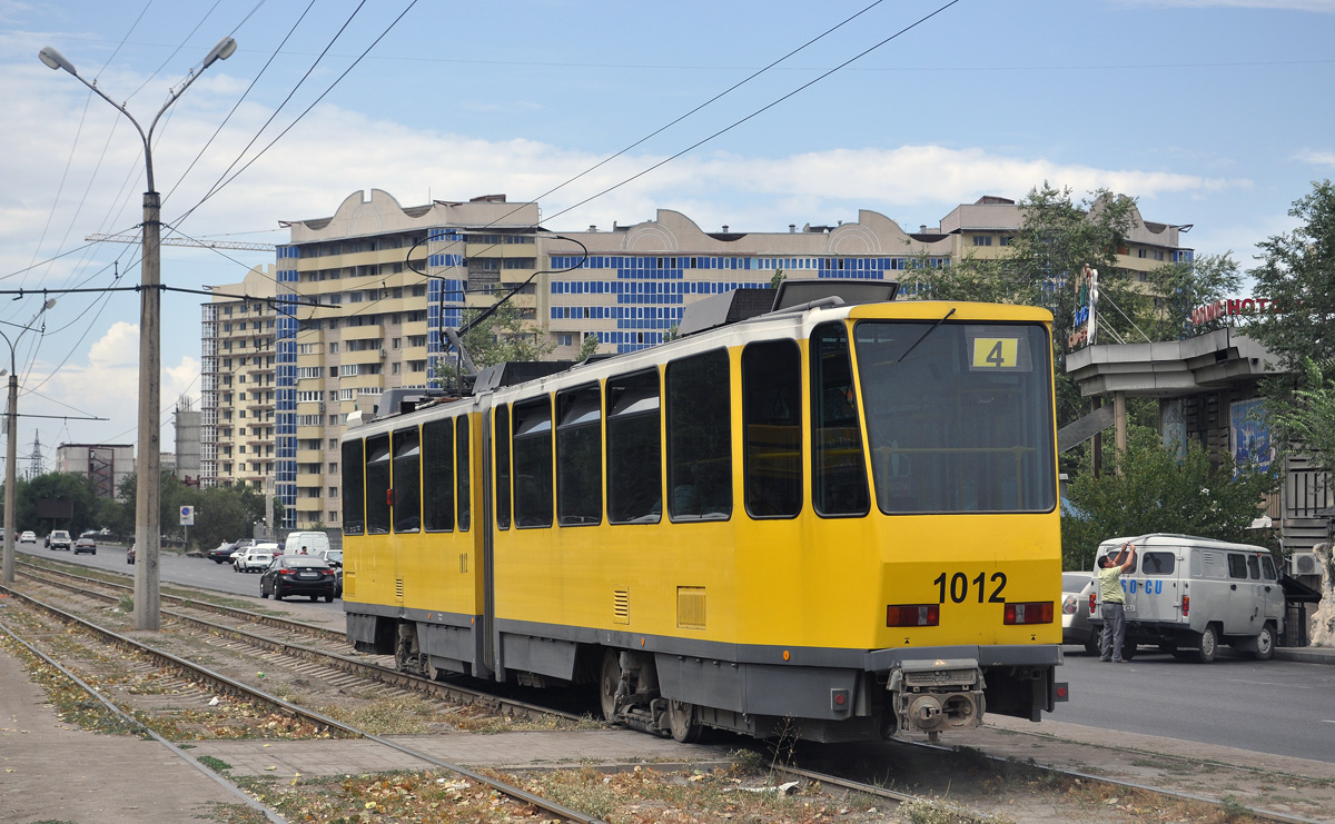 Алматы, Tatra KT4DtM № 1012