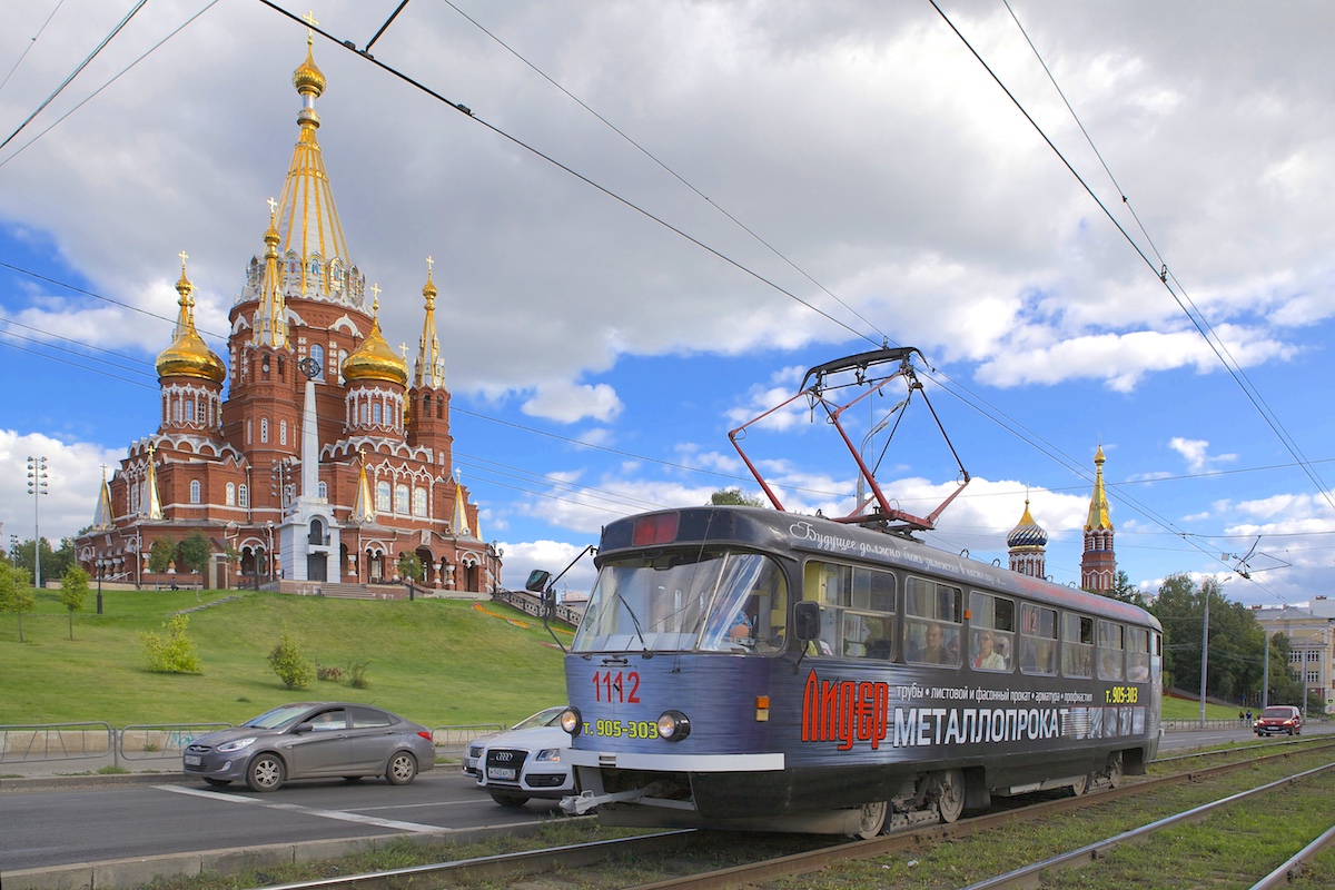 Iževska, Tatra T3SU (2-door) № 1112