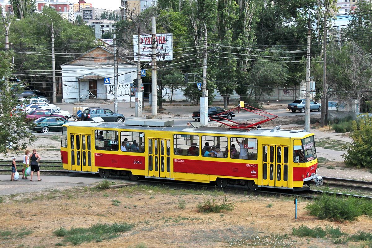Волгоград, Tatra T6B5SU № 2843