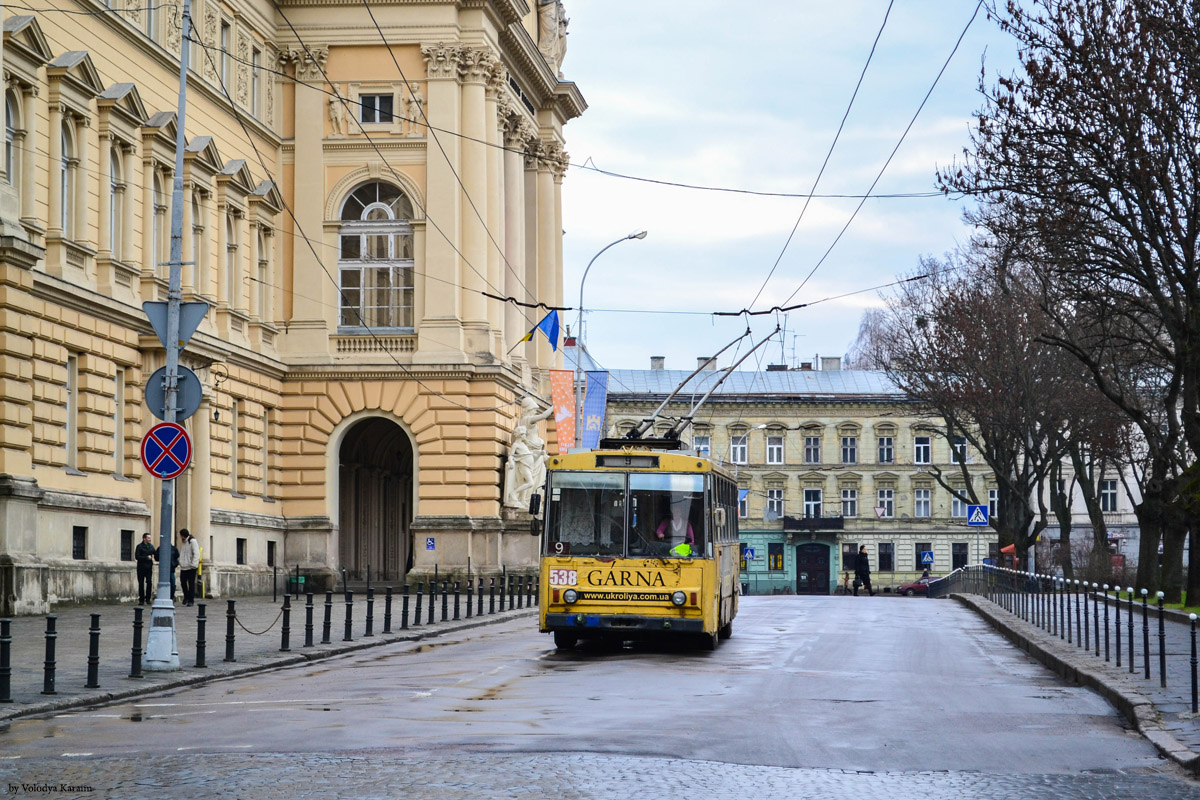 Львов, Škoda 14Tr02/6 № 538