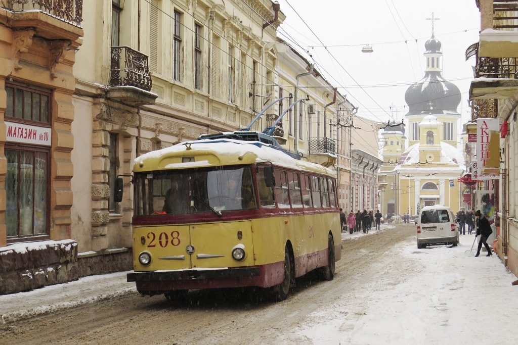 Tšernivtsi, Škoda 9TrH27 # 208