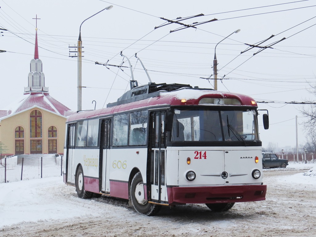 Черновцы, Škoda 9TrH27 № 214