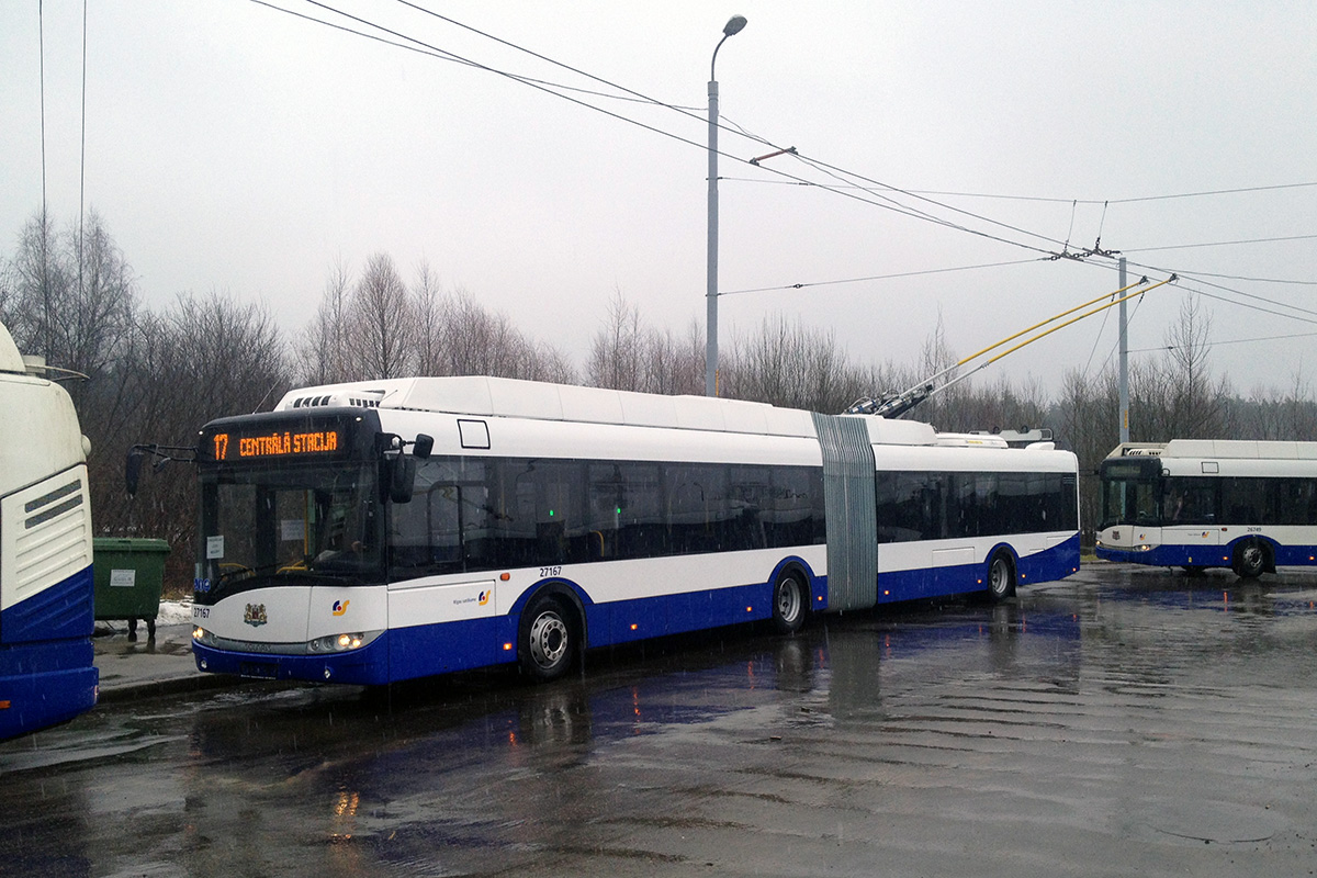 Рига, Škoda 27Tr Solaris III № 27167