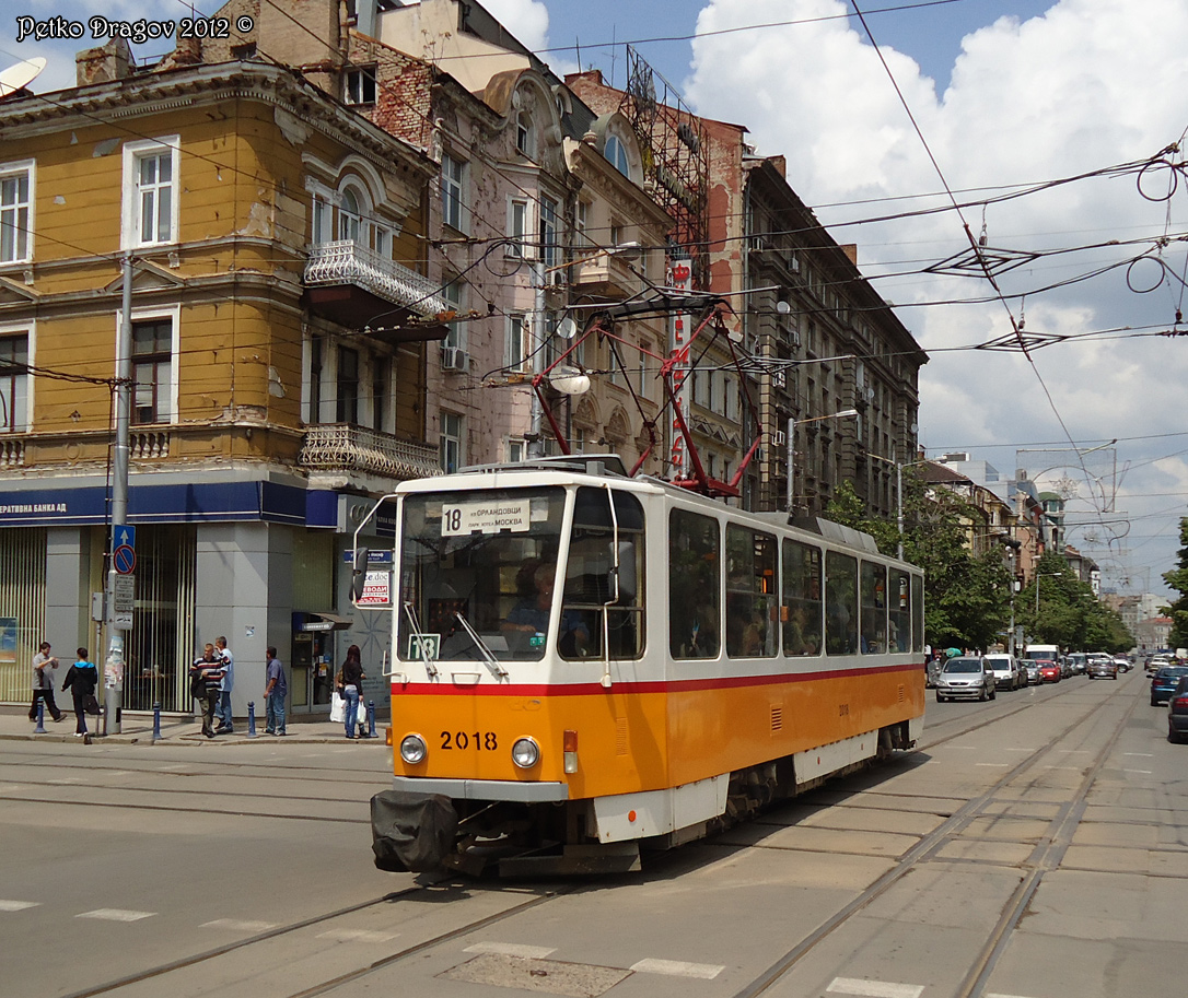 София, Tatra T6A2B № 2018