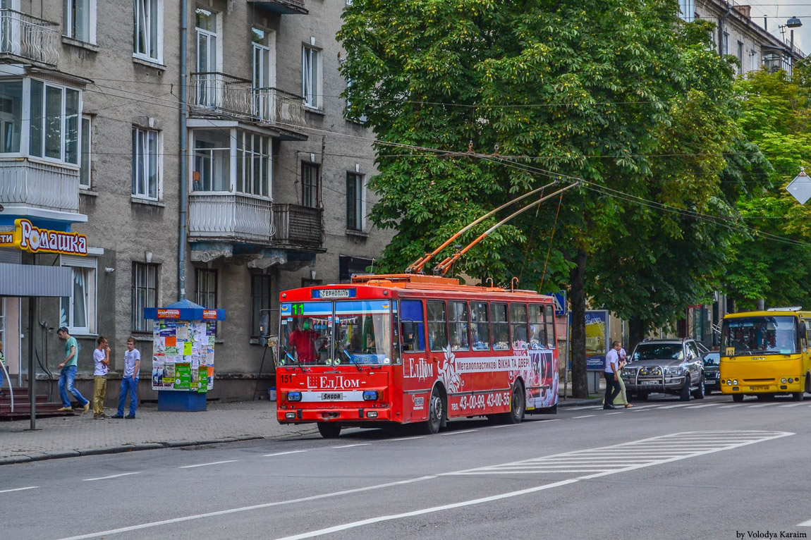 Тернополь, Škoda 14Tr08/6 № 151