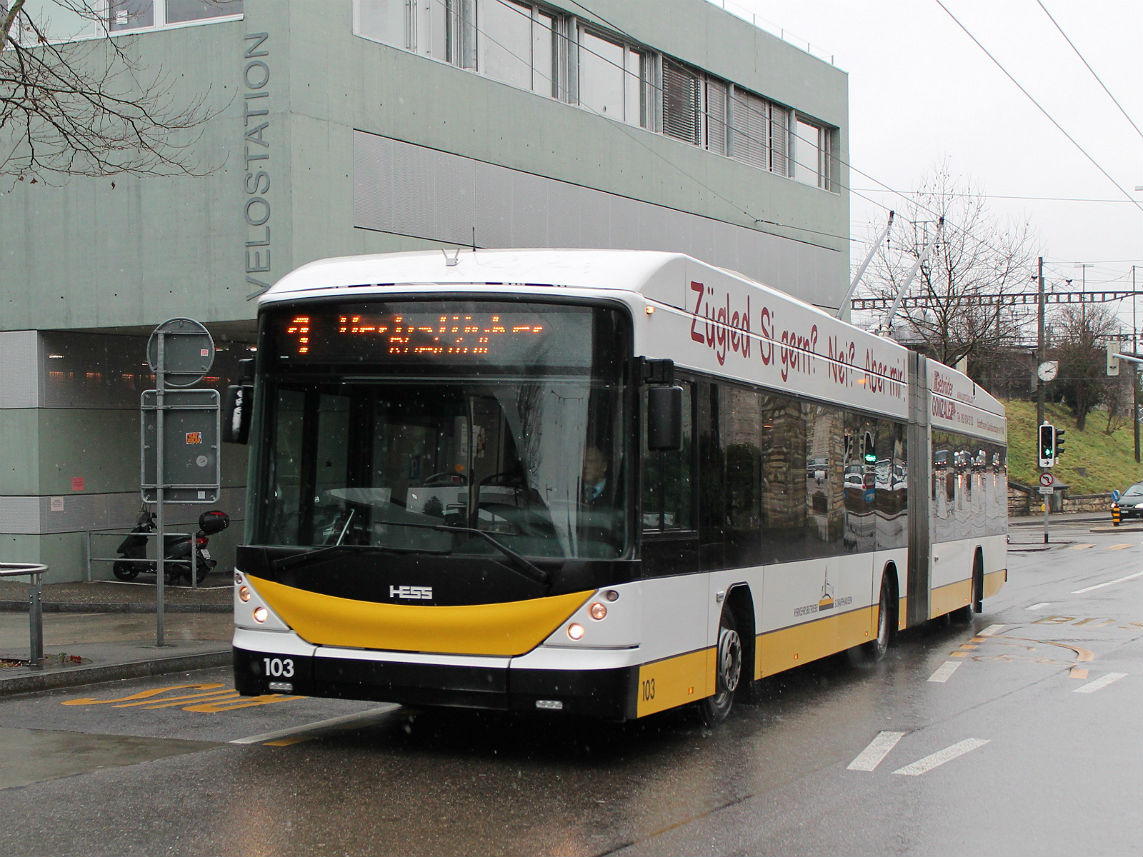 Шаффхаузен, Hess SwissTrolley 3 (BGT-N2C) № 103