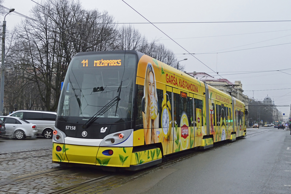 Рига, Škoda 15T ForCity Alfa Riga № 57158