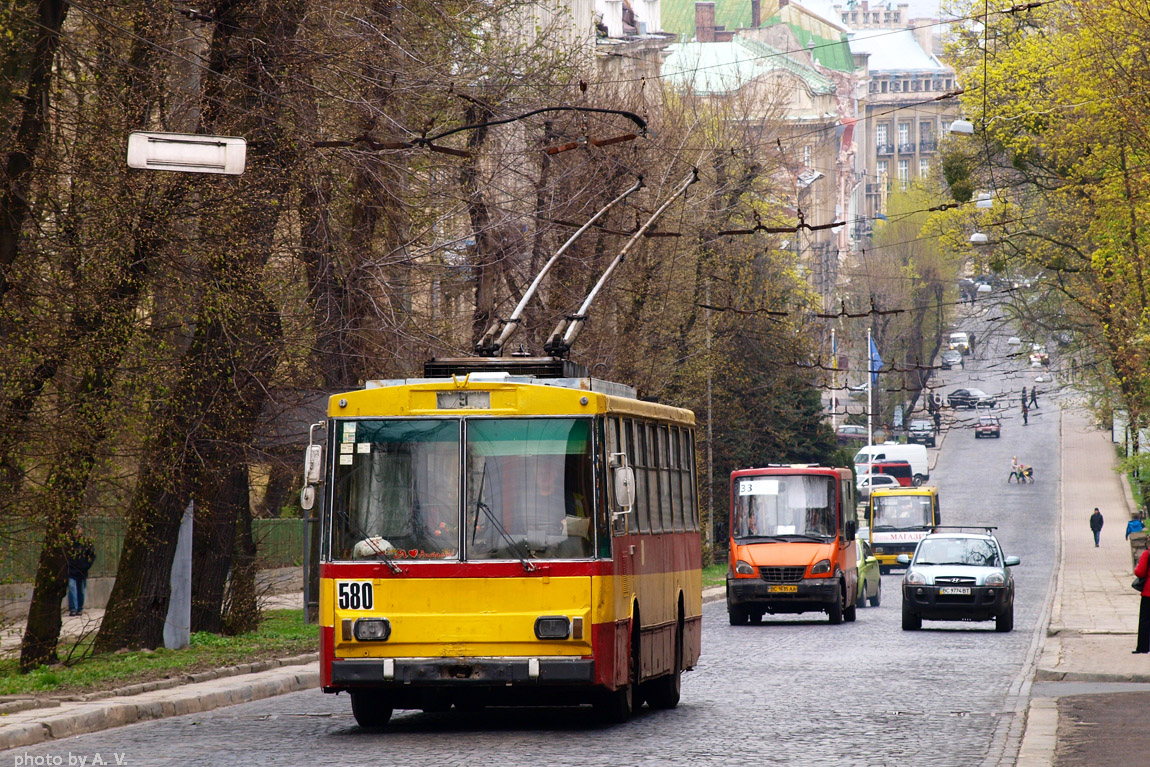 Львов, Škoda 14Tr11/6 № 580
