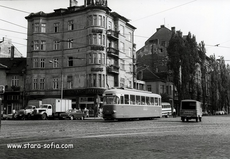 Sofia, T4M-701 (Komsomolets) nr. 711; Sofia — Historical — Тramway photos (1945–1989)