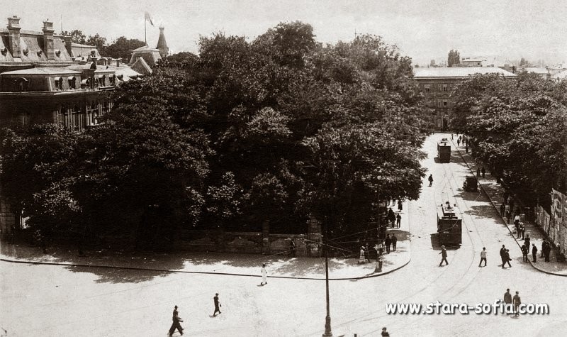 София — Исторически снимки — Трамвайна инфраструктура (1901–1942)