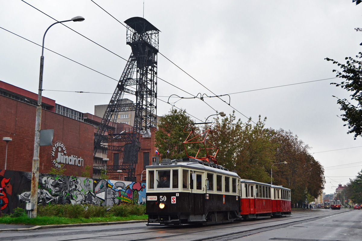 Ostrawa, KPS 2-axle motor car Nr 50; Ostrawa — 11.9.2014 — Tram parade to 120 anniversary of Ostrava public transport