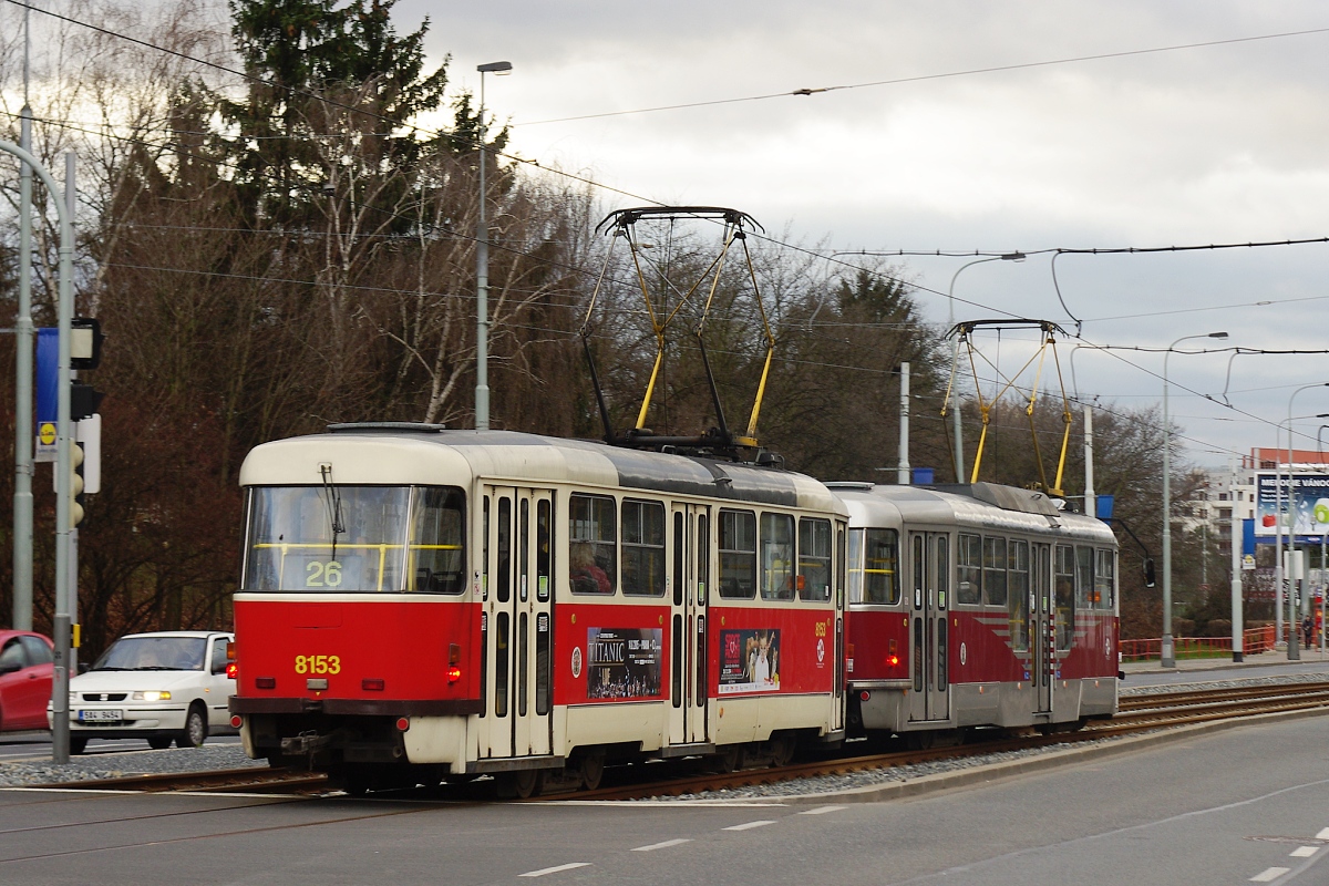 Прага, Tatra T3R.PV № 8153