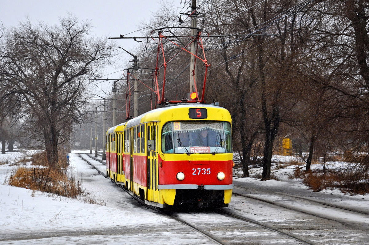Волгоград, Tatra T3SU № 2735
