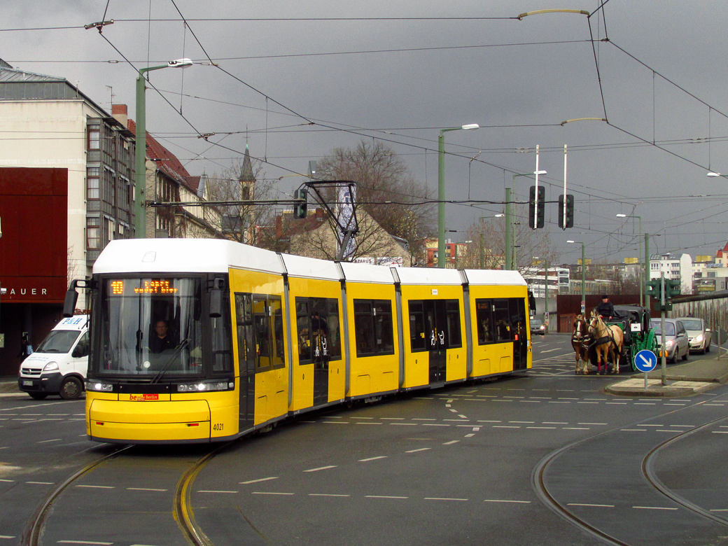 Берлин, Bombardier Flexity Berlin (GT6-08ZR/F6Z) № 4021