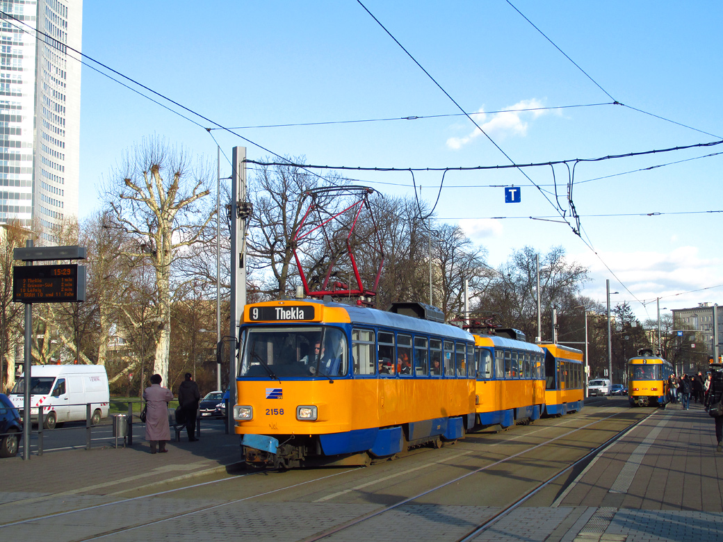 Лейпциг, Tatra T4D-M1 № 2158; Лейпциг, Tatra T4D-M1 № 2126