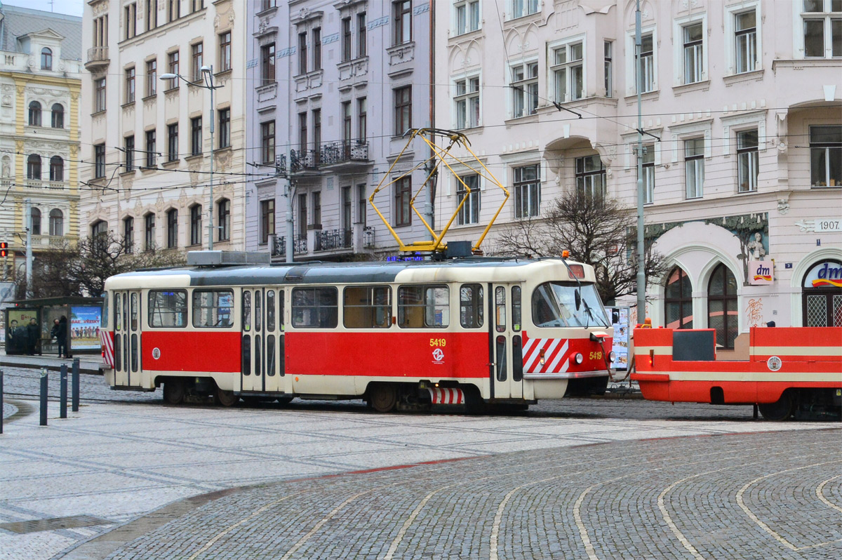 Прага, Tatra T3M № 5419