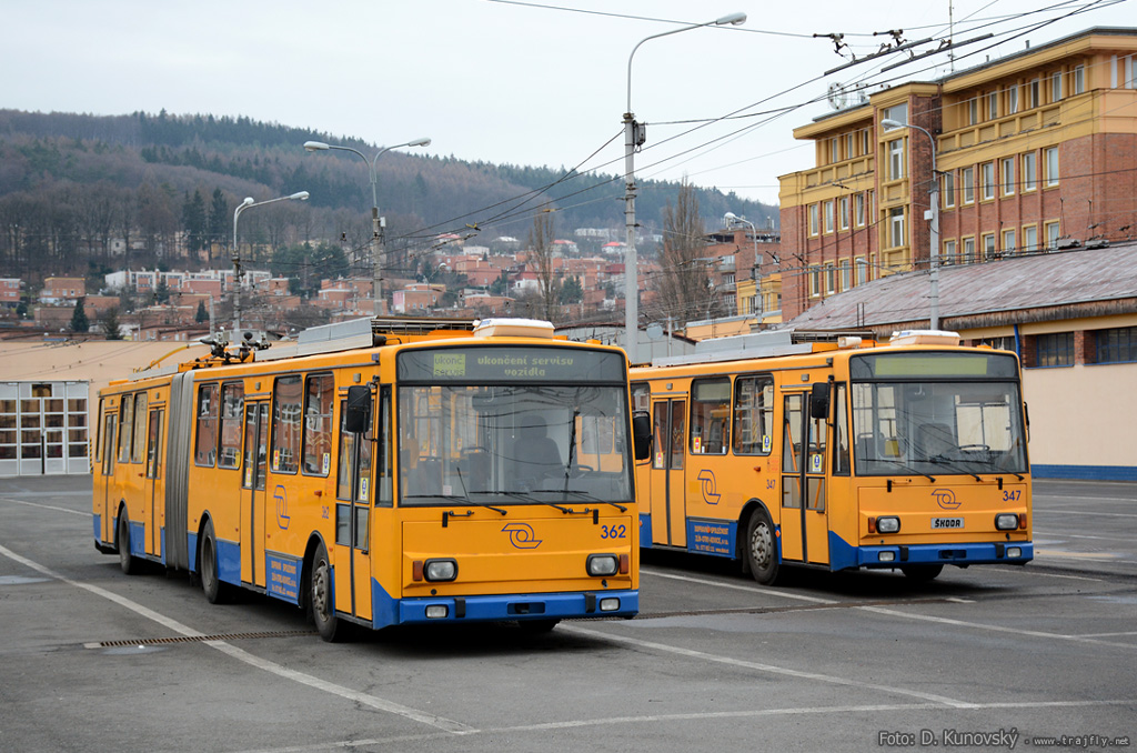 Zlín, Škoda 15Tr13/6M č. 362; Zlín, Škoda 15Tr13/6M č. 347