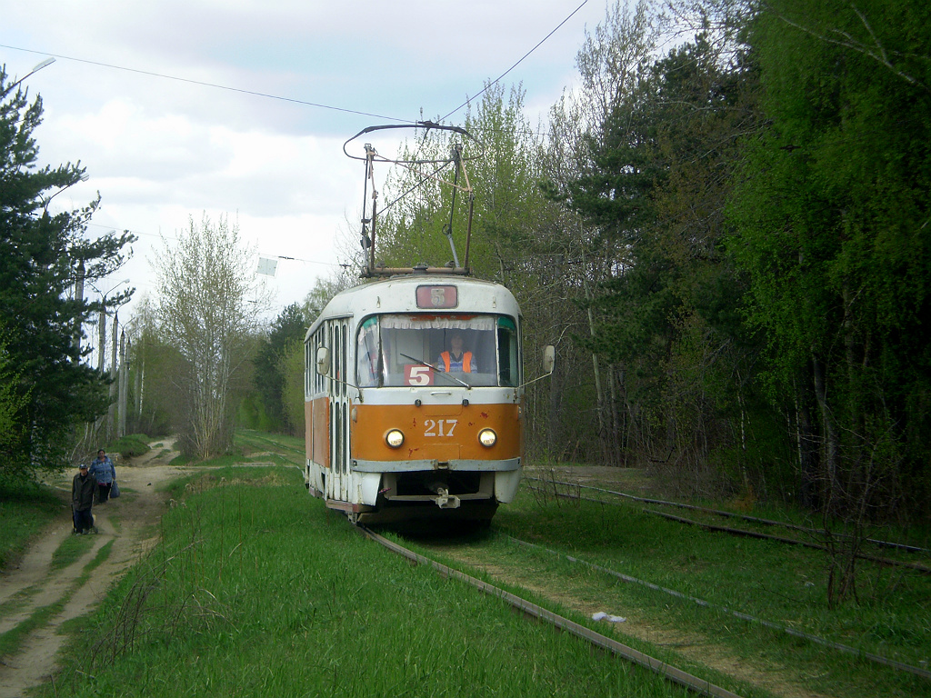 Тверь, Tatra T3SU № 217; Тверь — Трамвайные линии: Заволжский район (линия до дер. Старая Константиновка)