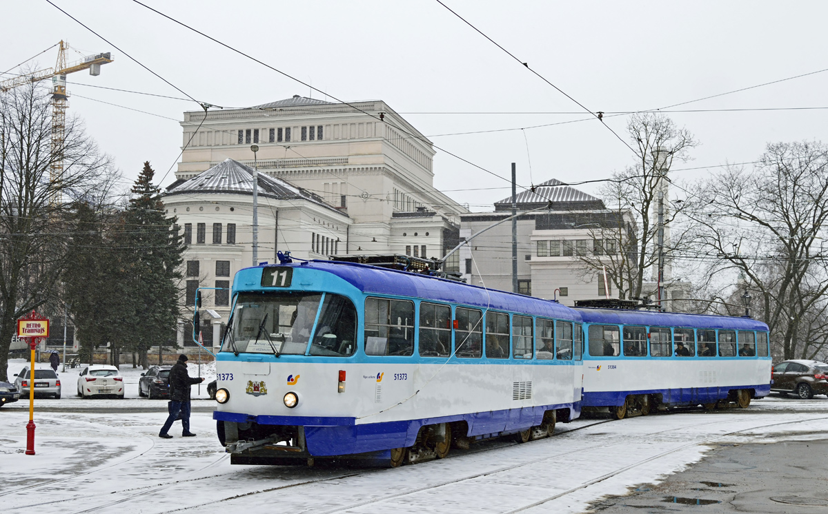 Рига, Tatra T3A № 51373