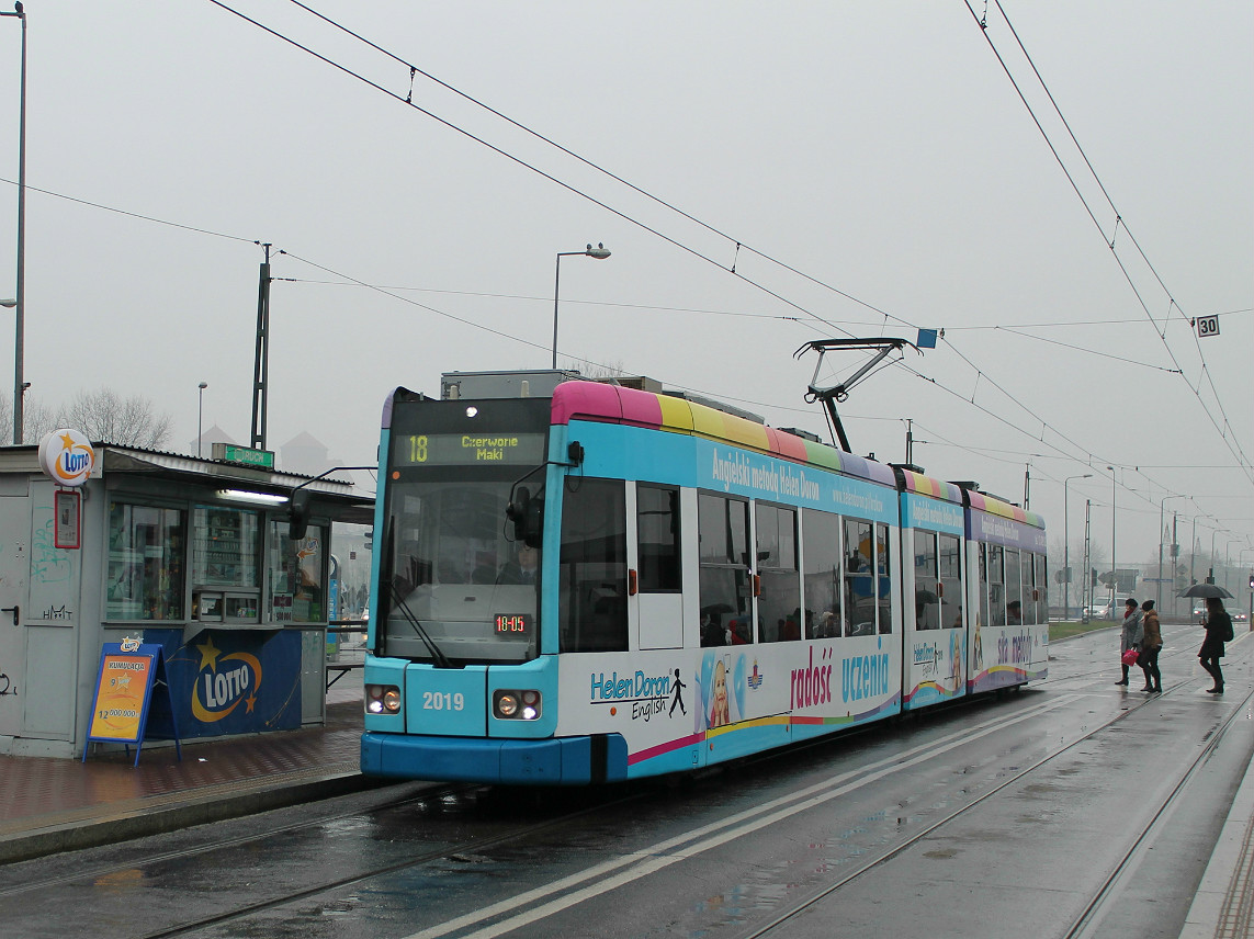 Краков, Bombardier NGT6/2 № 2019