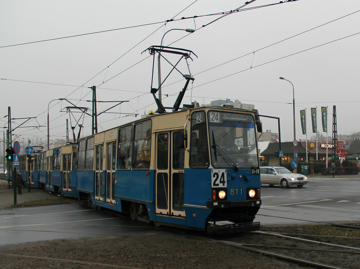 Краков, Konstal 105Na № 811