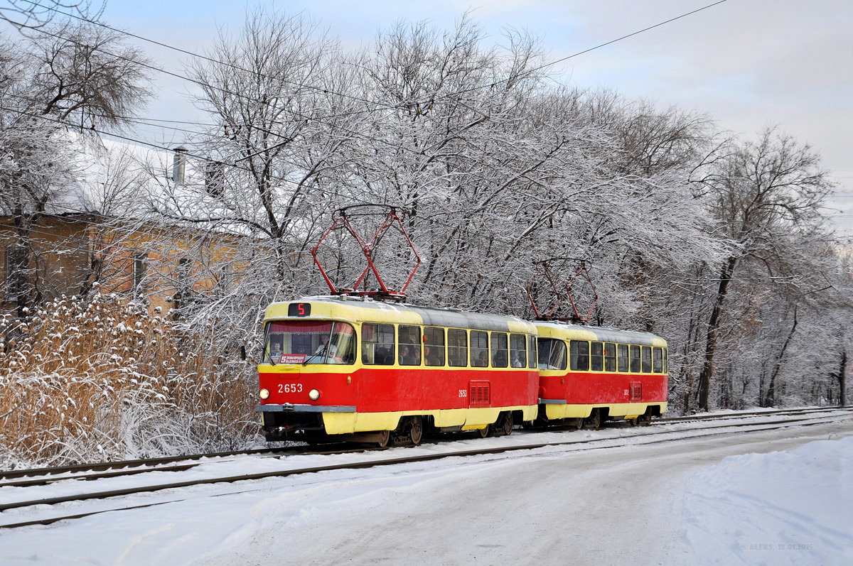 Волгоград, Tatra T3SU (двухдверная) № 2653