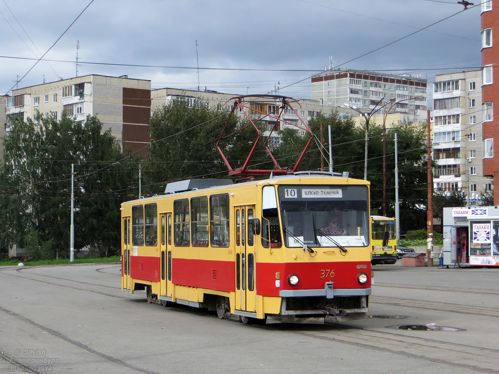 Екатеринбург, Tatra T6B5SU № 376