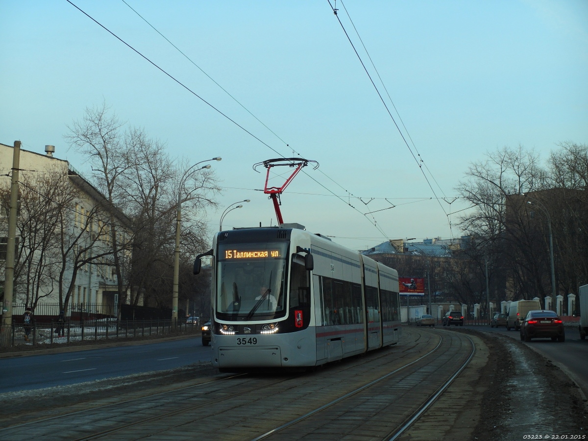 Москва, 71-414 (Pesa Fokstrot) № 3549