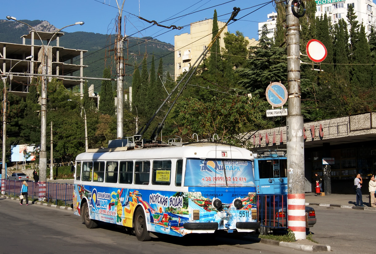 Крымский троллейбус, Škoda 9Tr19 № 5511