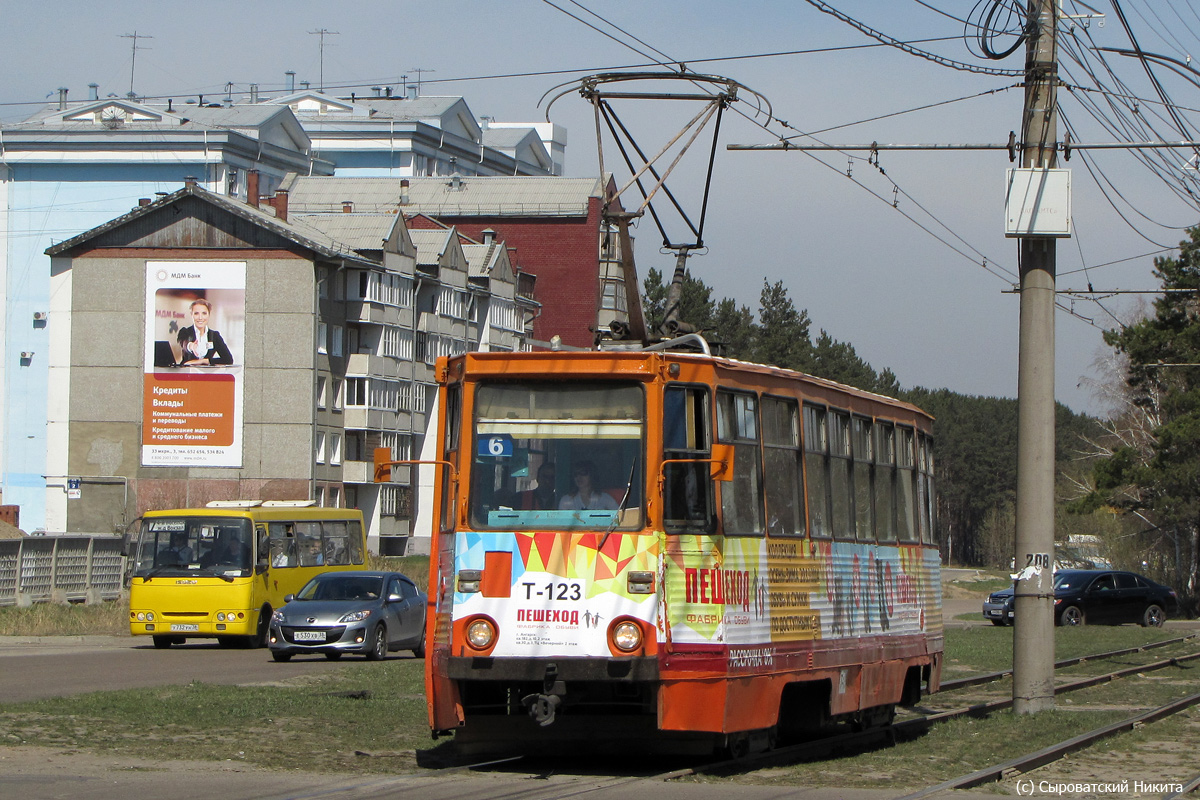 Ангарск, 71-605 (КТМ-5М3) № 123 Ангарск, 71-605 (КТМ-5М3) № 123