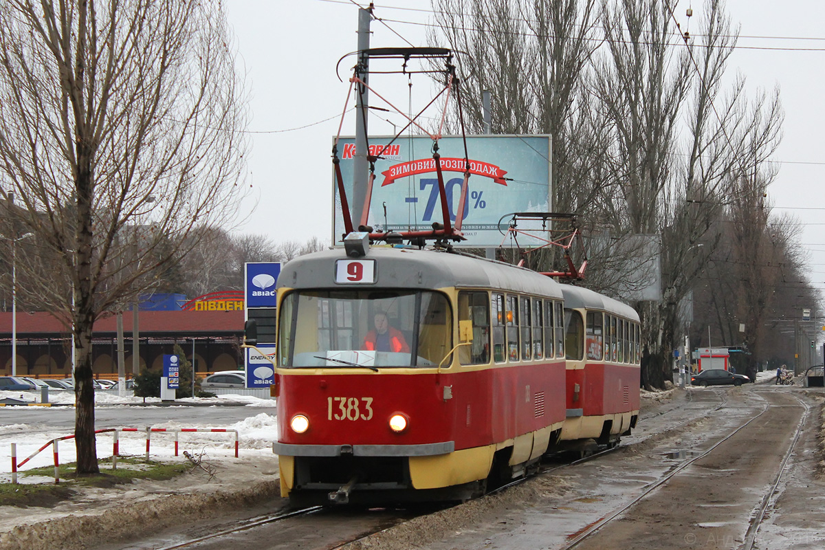 Днепр, Tatra T3R.P № 1383