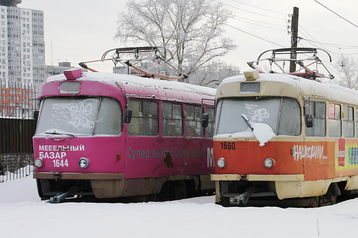 Нижний Новгород, Tatra T3SU № 1644; Нижний Новгород, Tatra T3SU № 1660