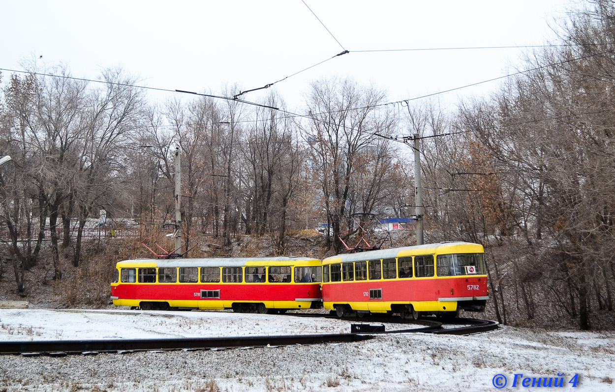 Волгоград, Tatra T3SU № 5781; Волгоград, Tatra T3SU № 5782