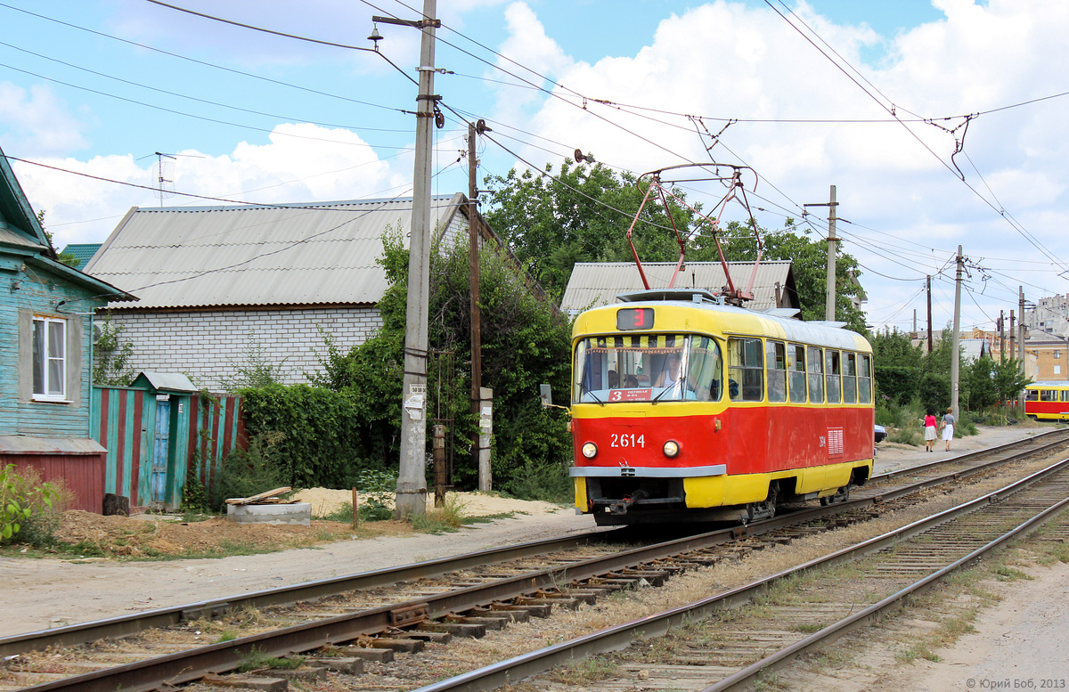 Волгоград, Tatra T3SU (двухдверная) № 2614