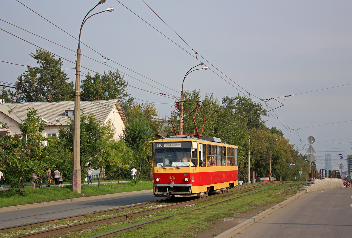 Екатеринбург, Tatra T6B5SU № 376