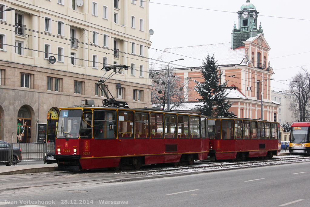 Варшава, Konstal 105Na № 1093