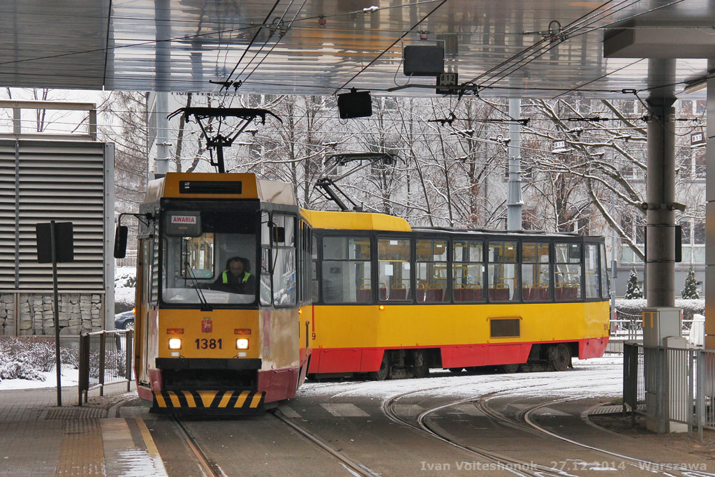 Варшава, Konstal 105Na № 1381