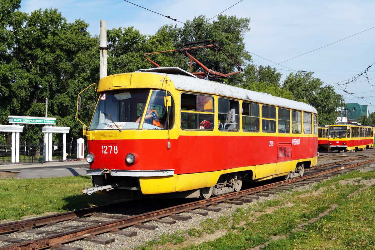 Барнаул, Tatra T3SU (двухдверная) № 1278