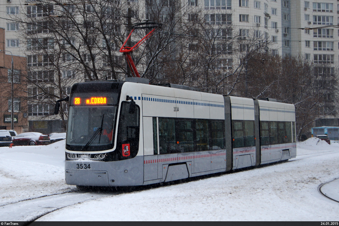 Москва, 71-414 (Pesa Fokstrot) № 3534