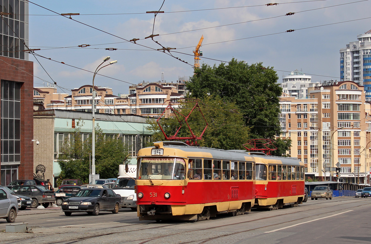 Екатеринбург, Tatra T3SU № 531