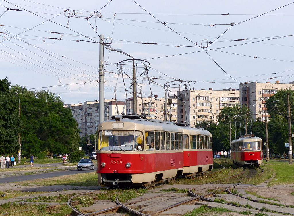 Киев, Tatra T3SU № 5554